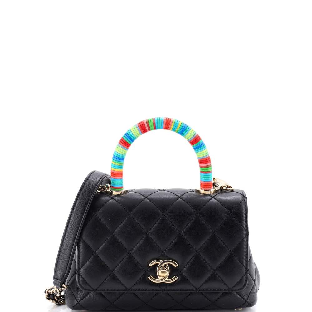 Chanel Coco Top Handle Bag Quilted #315229C45B